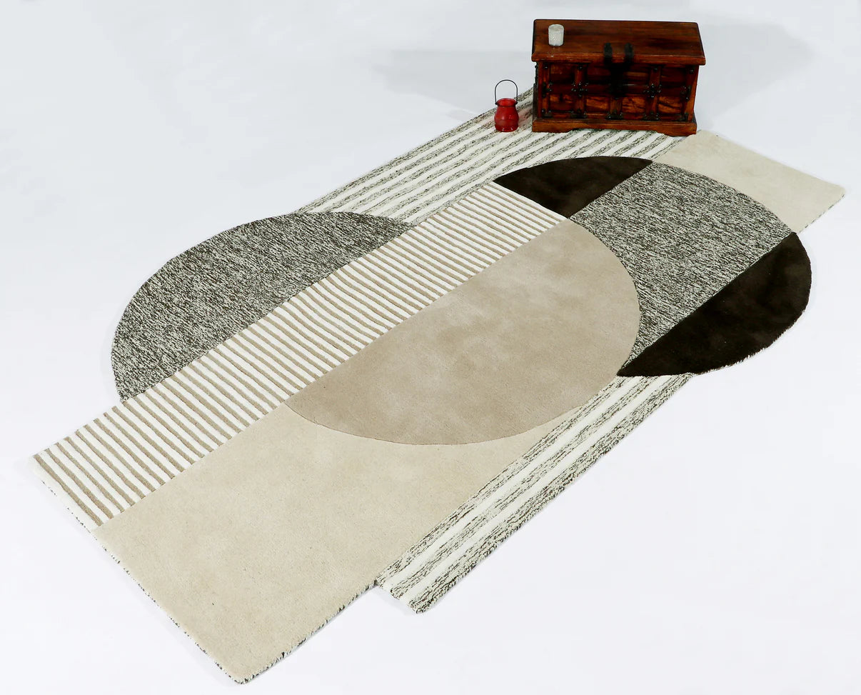 Ozia Irregular Hand Tufted Carpet & Rug