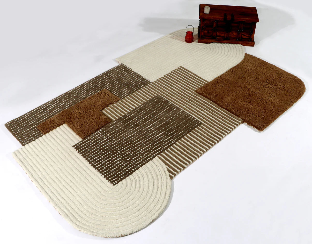 Hiro Irregular Hand Tufted Carpet & Rug