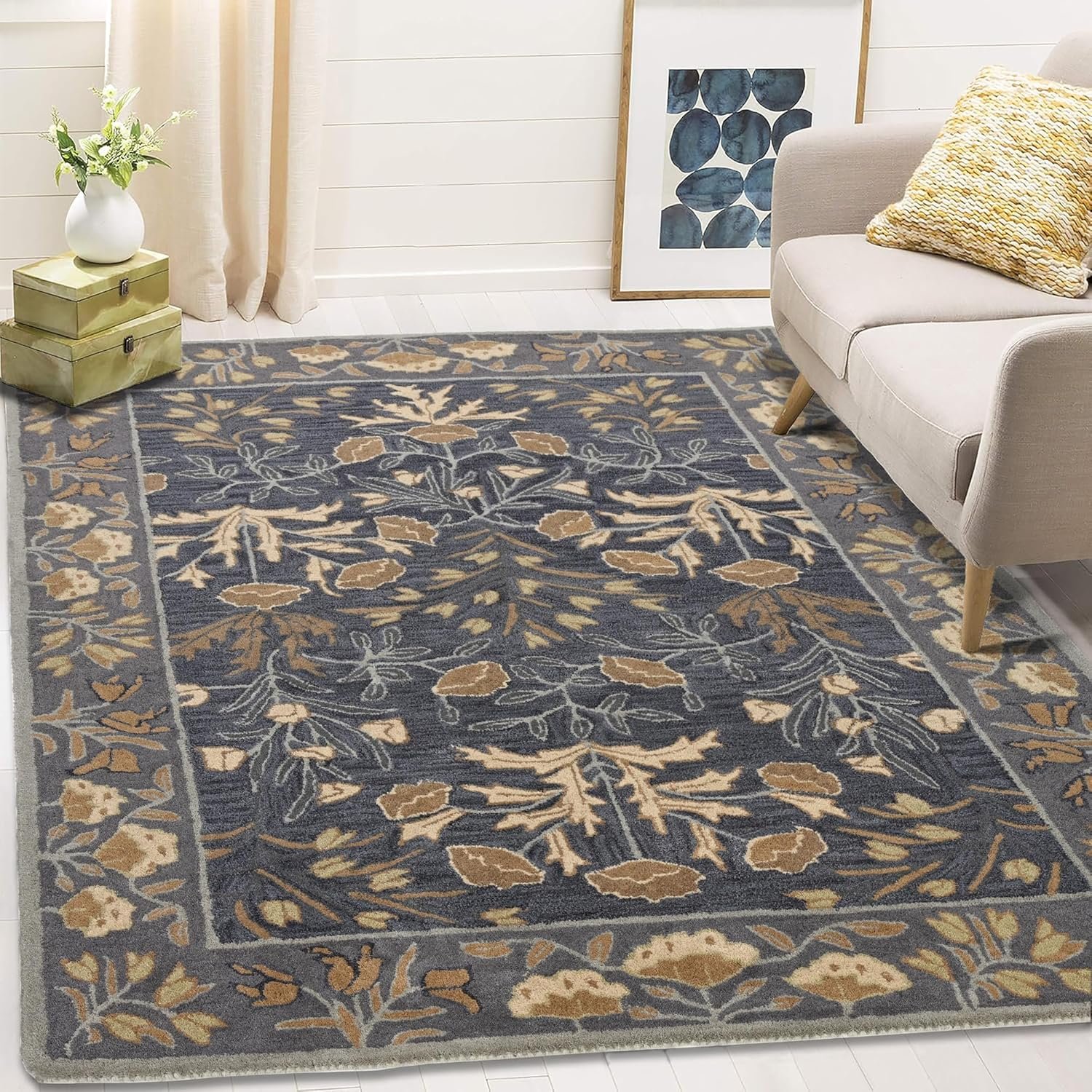 Gulal Traditional Hand Tufted Carpet & Rug