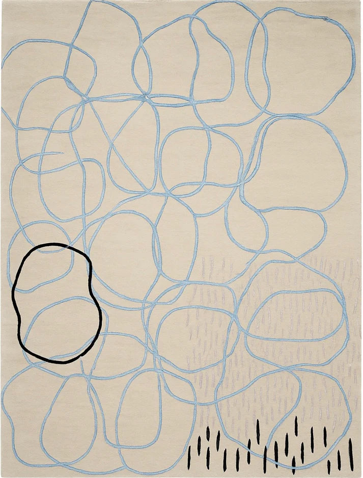 Elva Irregular Hand Tufted Carpet & Rug