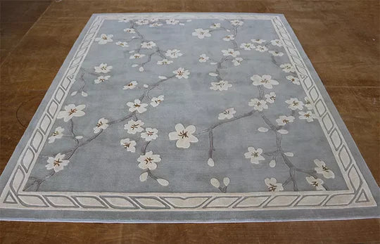 Gorgeous Grey Hand Tufted Carpet