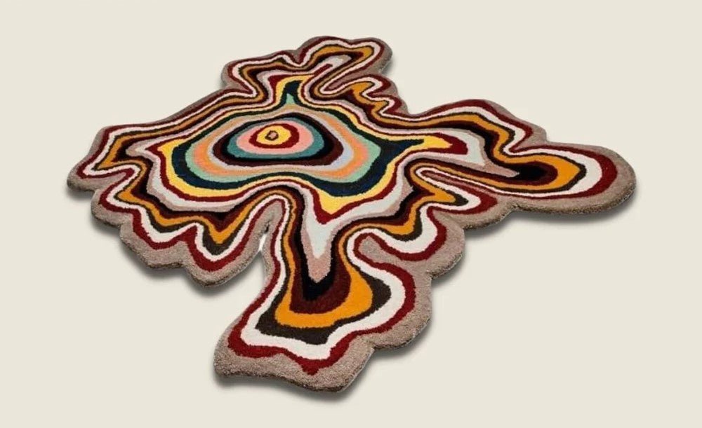 Veer Irregular Hand Tufted Carpet